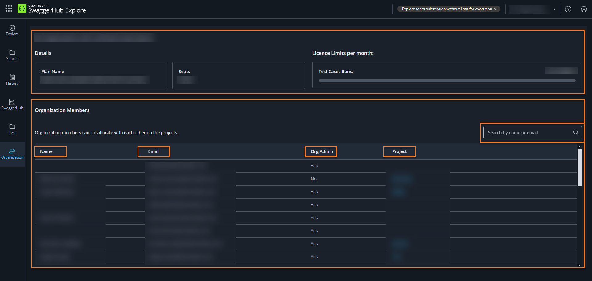 SHE_Screenshot_Organization_01.png A screenshot of the SwaggerHub Explore Organization page.